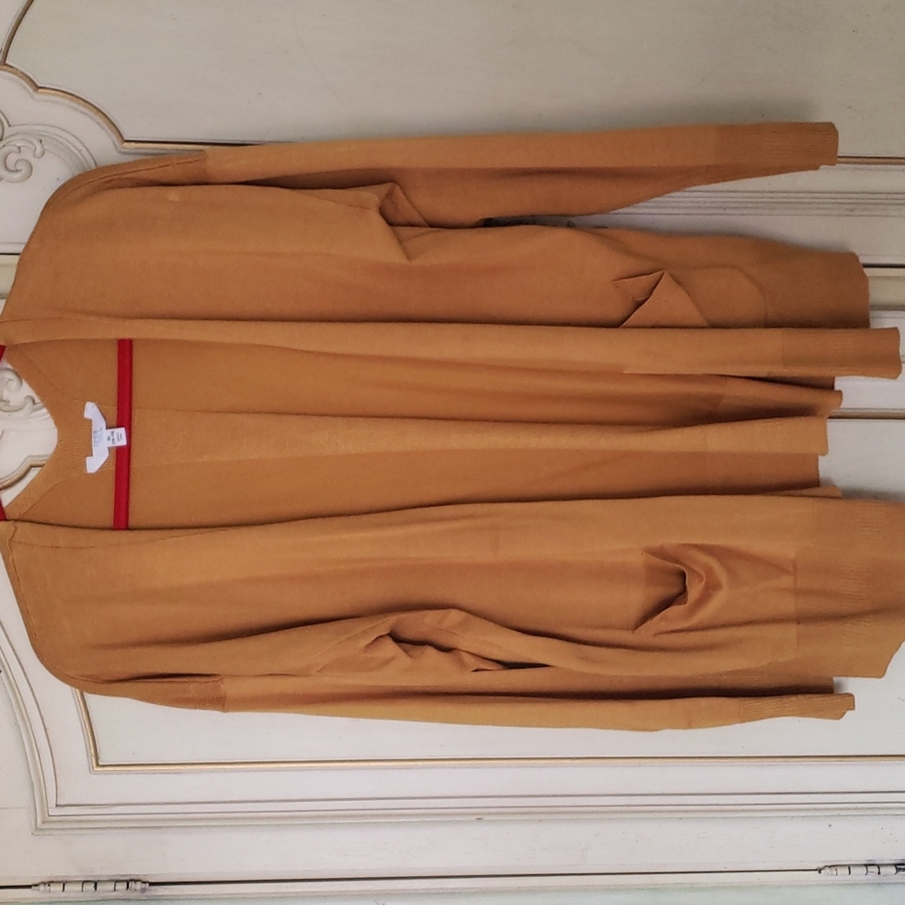 Cardigan mustard color
